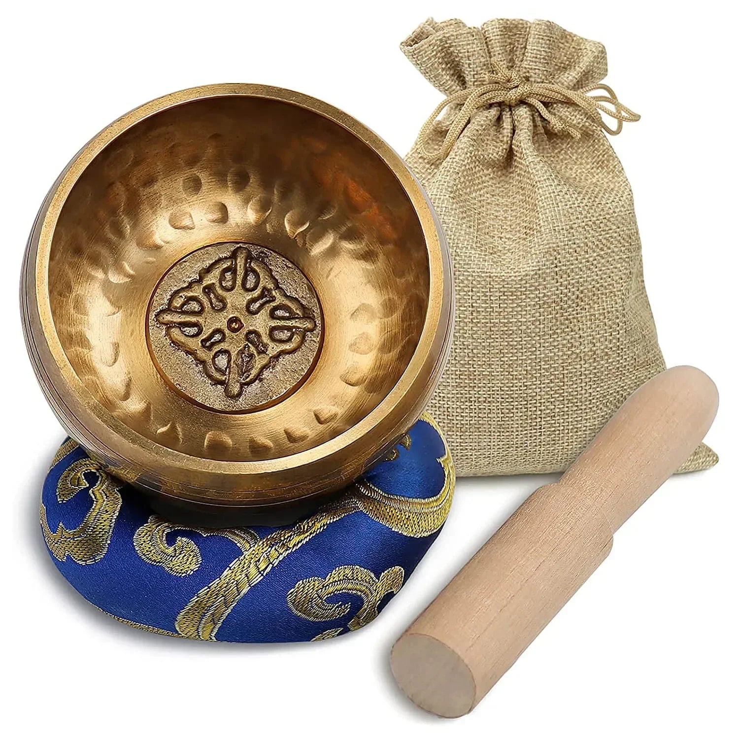 🥣 Spiritual Abacus 8cm Tibetan Singing Bowl Handcrafted Sound Bowl for Meditation, Yoga & Healing Rituals