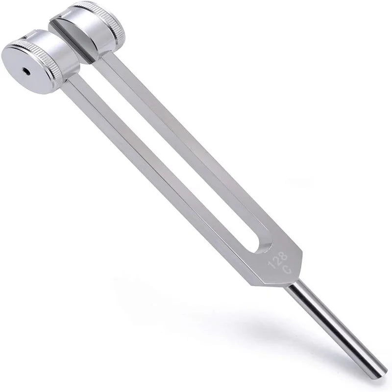 Spiritual Abacus 128 Hz Weighted Tuning Fork Set Bio-Acoustic Healing Tool – Chakra Balancing, Sound Therapy & Stress Relief