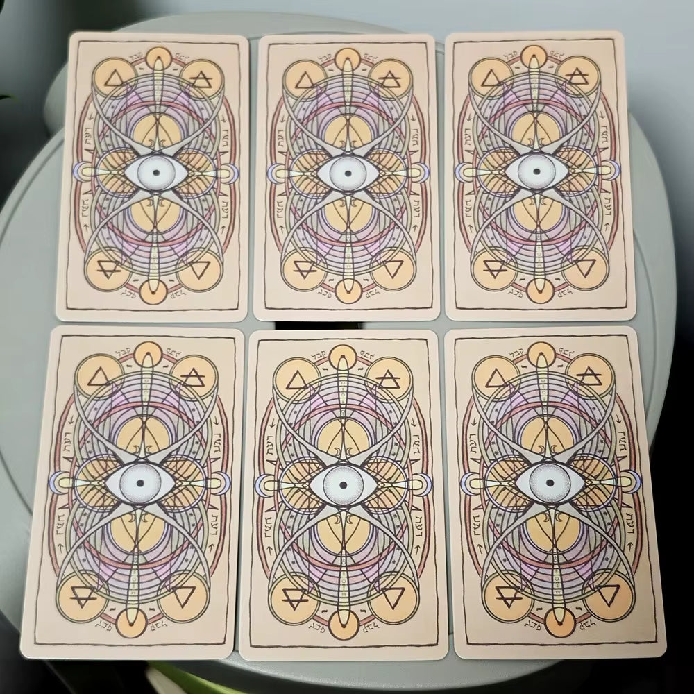 👁️ Akashic Eye Tarot – 78-Card Indie Tarot Deck with Reversed Imagery Mystical Divination Deck for Intuitive Expansion, Shadow Work & Soul Path Readings by Spiritual Abacus
