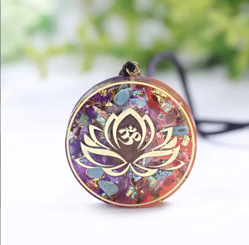 🔺 Spiritual Abacus Tree of Life Orgonite Pyramid – Amethyst & Obsidian Energy Generator