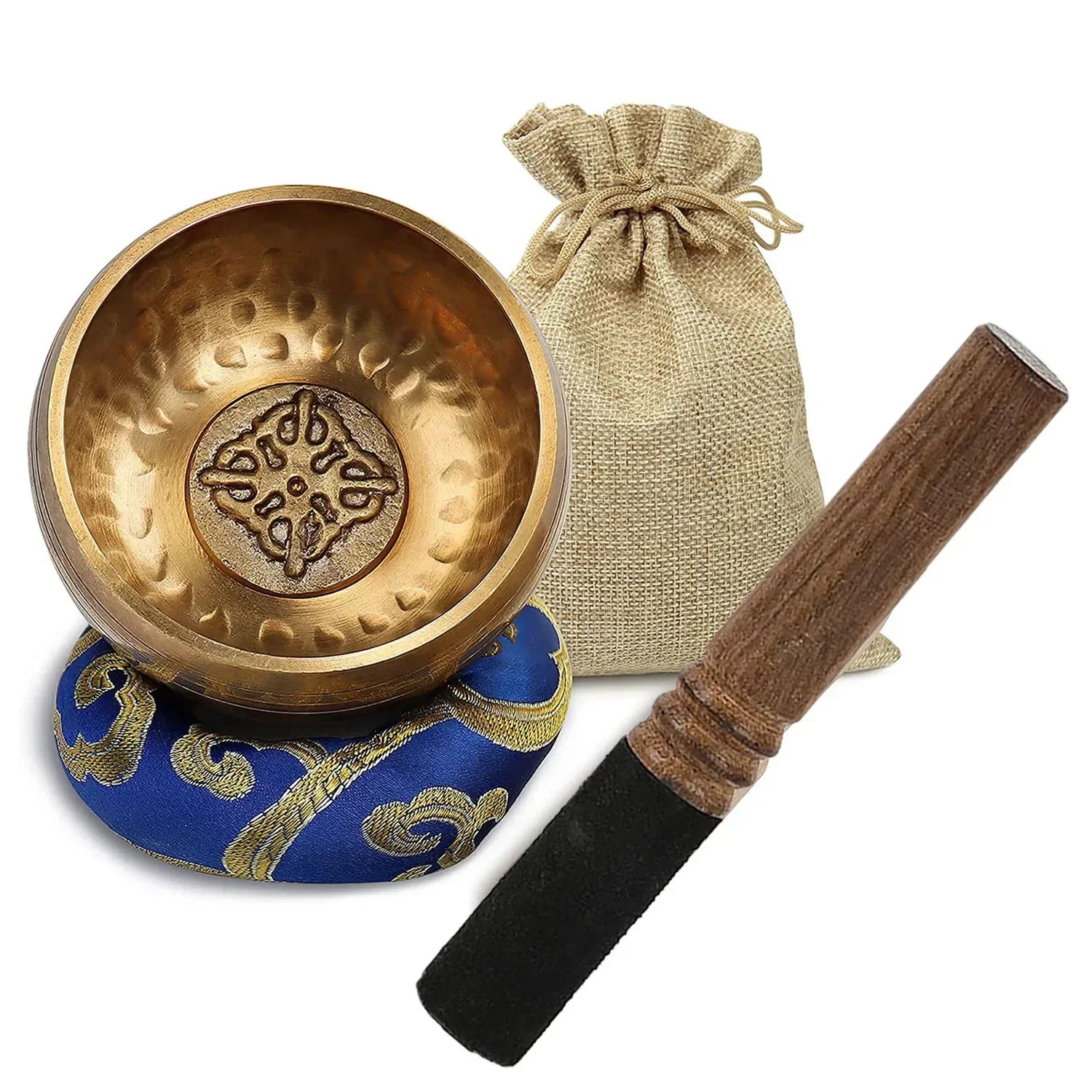 🥣 Spiritual Abacus 8cm Tibetan Singing Bowl Handcrafted Sound Bowl for Meditation, Yoga & Healing Rituals