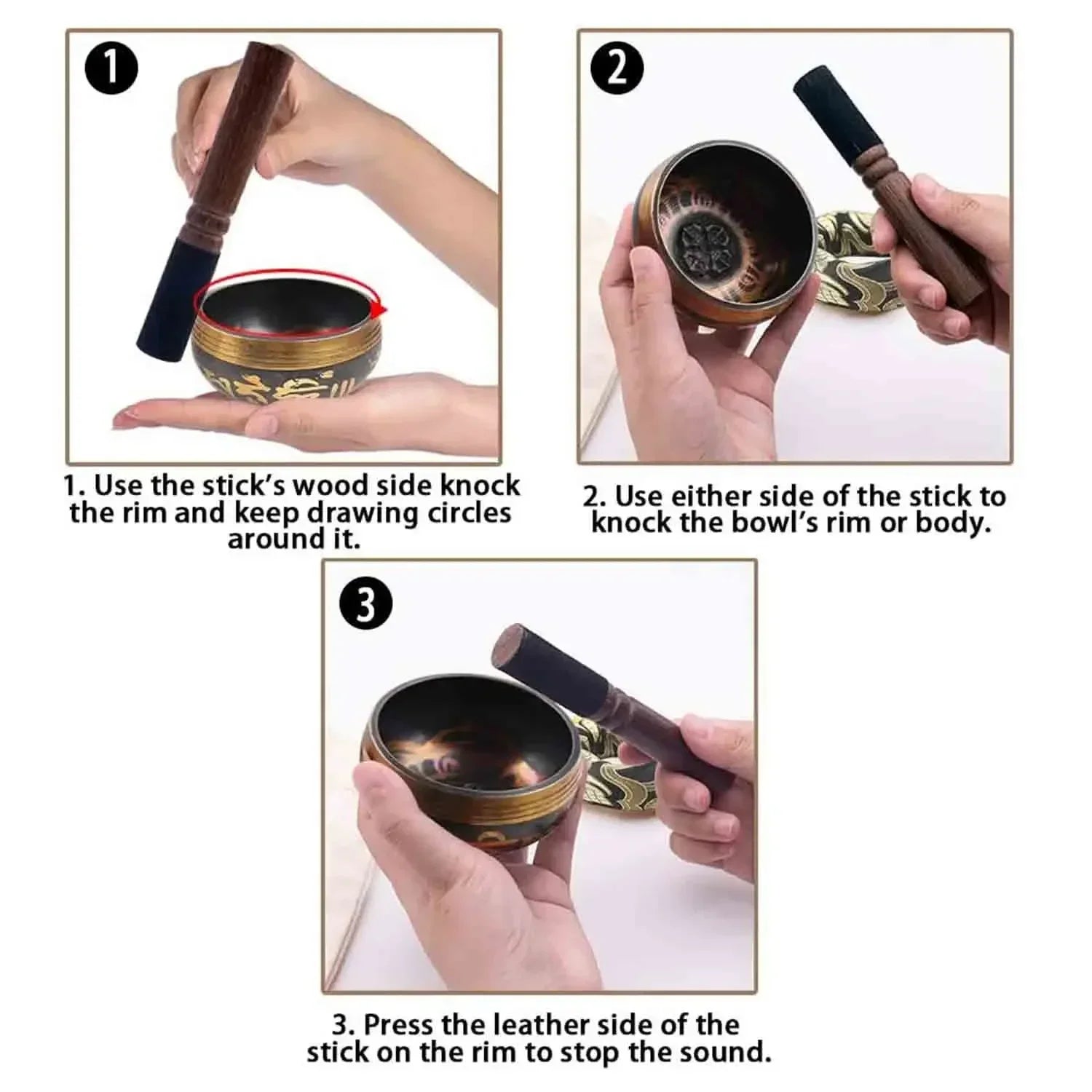 🥣 Spiritual Abacus 8cm Tibetan Singing Bowl Handcrafted Sound Bowl for Meditation, Yoga & Healing Rituals