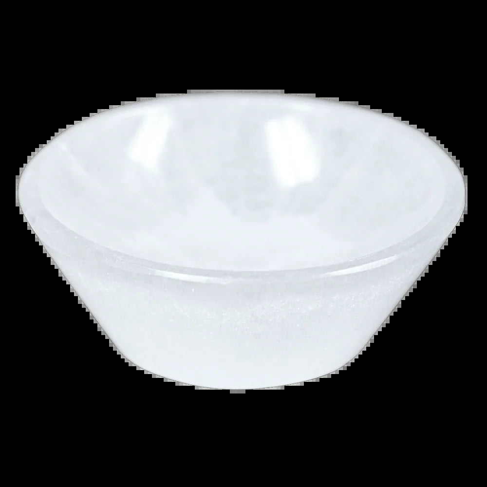 🌙 Selenite Charging Bowl – Crystal Cleansing & Energy Recharging Dish Sacred White Selenite Bowl for Stones, Jewelry & Spiritual Tools by Spiritual Abacus