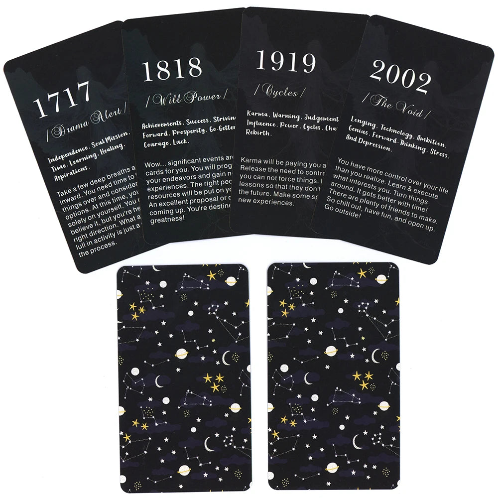 🔢 Angel Number Oracle Cards – 12x7cm Divination Deck (English) Tarot-Style Spiritual Guidance Cards for Clarity, Numerology & Manifestation by Spiritual Abacus