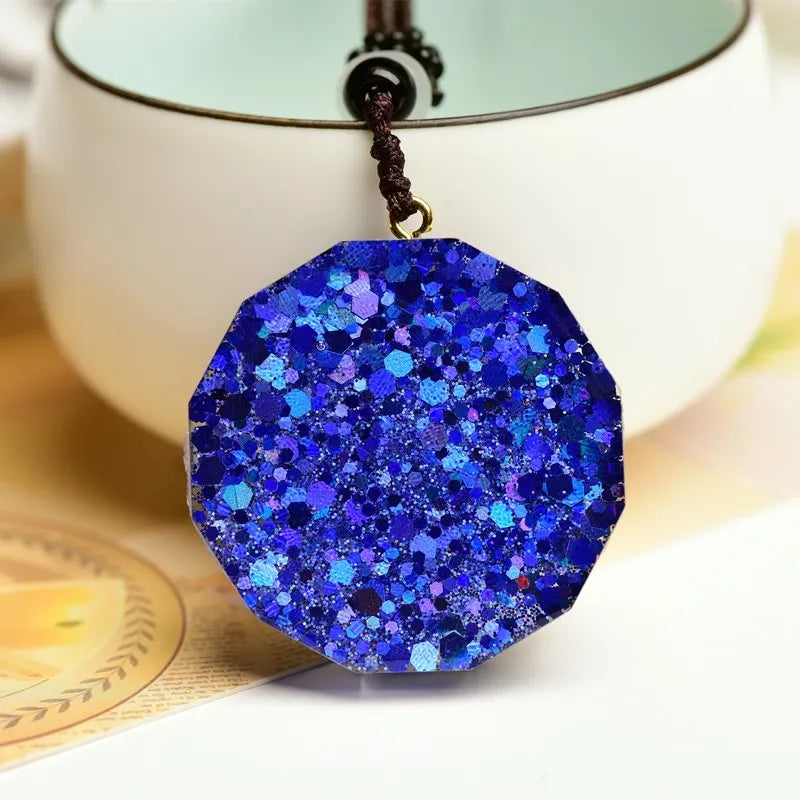 🔮 Spiritual Abacus – Orgonite Energy Pendant Necklace