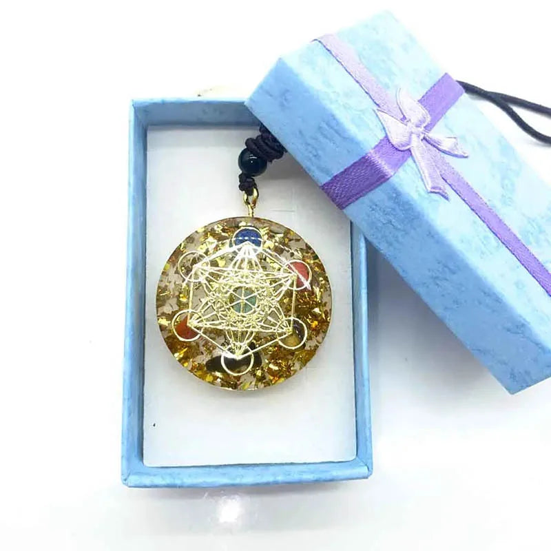 💚 Spiritual Abacus – Green Malachite Tree of Life Orgonite Energy Pendant • Heart-Centered Energy Generator • Gift-Ready Spiritual Jewelry