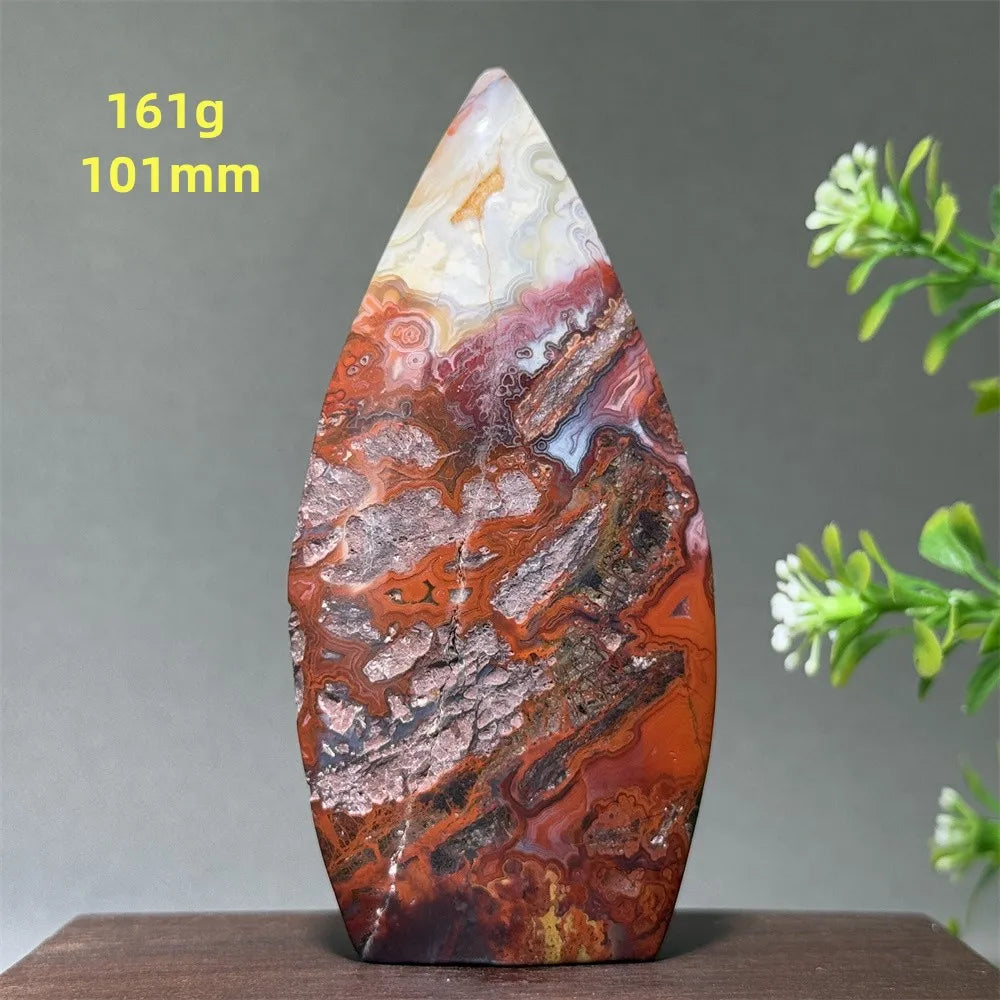 🔮 Spiritual Abacus Natural Mexican Agate Mineral Torch
Free-Form Energy Specimen – For Meditation, Witchcraft & Sacred Space Décor