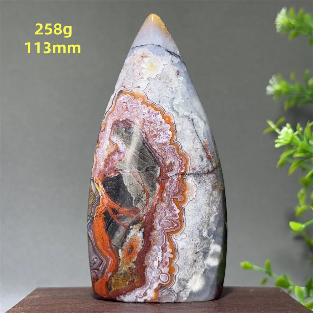 🔮 Spiritual Abacus Natural Mexican Agate Mineral Torch
Free-Form Energy Specimen – For Meditation, Witchcraft & Sacred Space Décor
