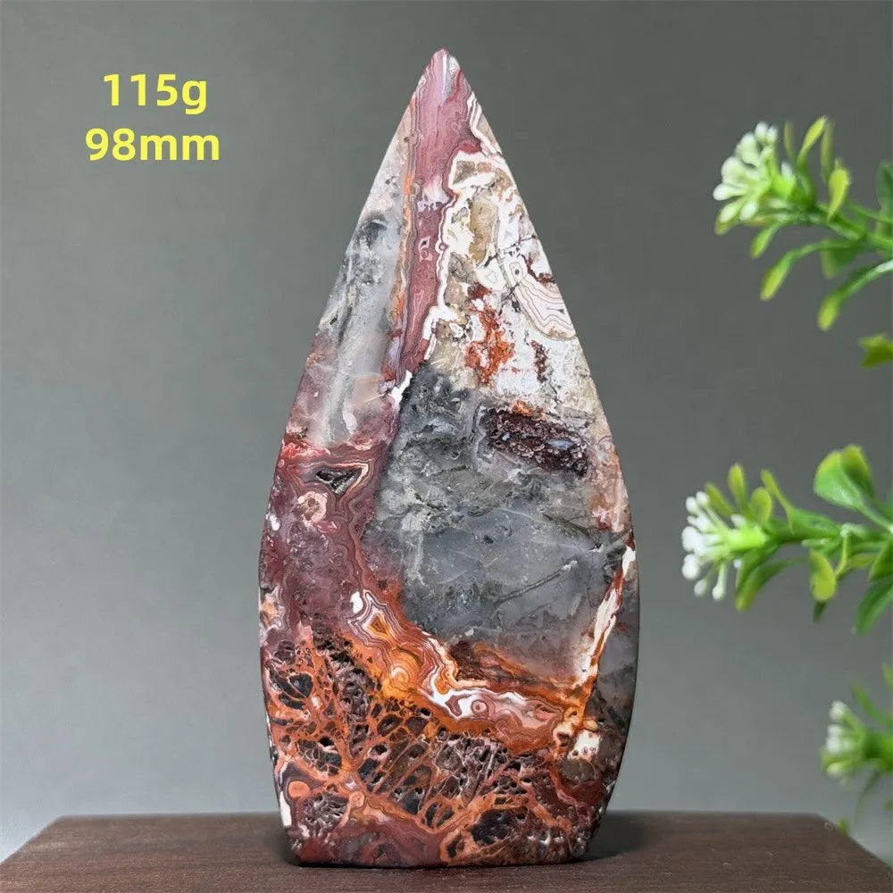 🔮 Spiritual Abacus Natural Mexican Agate Mineral Torch
Free-Form Energy Specimen – For Meditation, Witchcraft & Sacred Space Décor