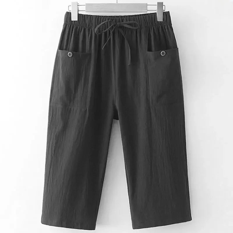 💃 Plus Size Summer Loose-Fit Pants for Women
Elastic Waist | Straight-Leg | 7/8 Length | Casual Comfort up to 200kg