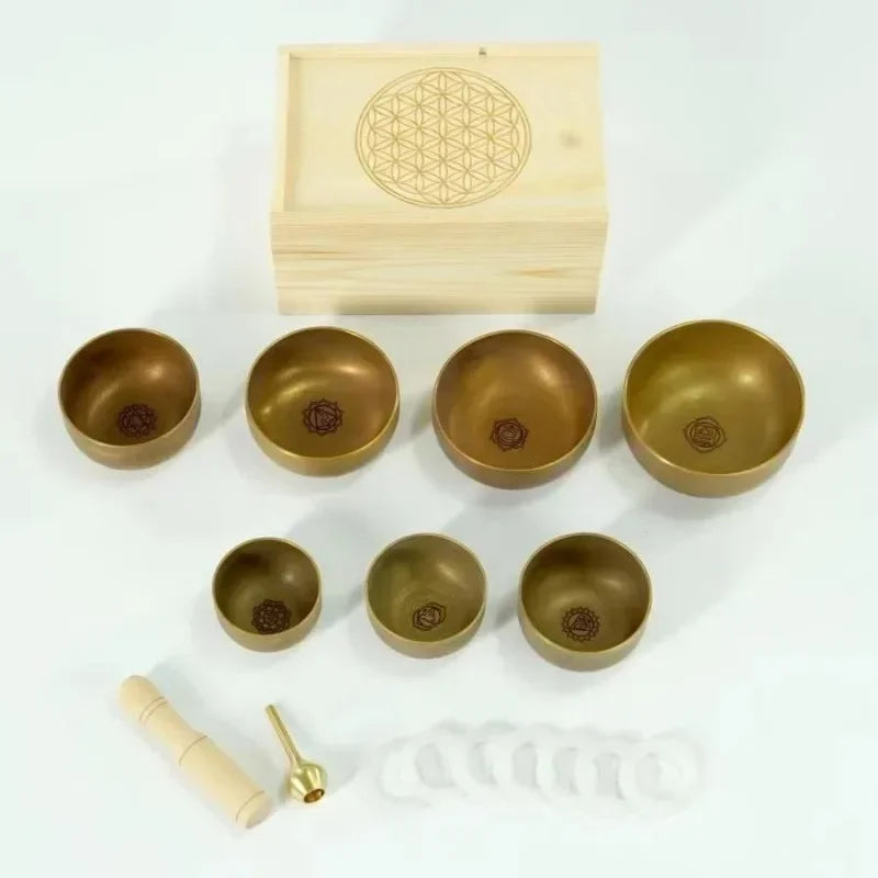 Spiritual Abacus™ Tibetan Singing Bowl – Handcrafted Sound Therapy & Meditation Instrument