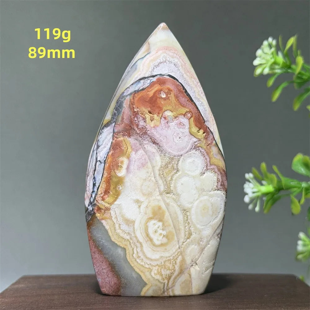 🔮 Spiritual Abacus Natural Mexican Agate Mineral Torch
Free-Form Energy Specimen – For Meditation, Witchcraft & Sacred Space Décor