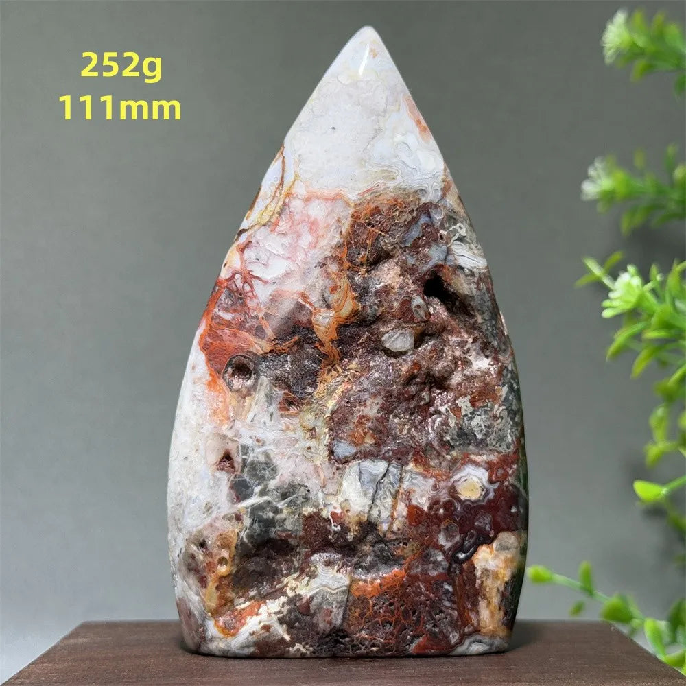 🔮 Spiritual Abacus Natural Mexican Agate Mineral Torch
Free-Form Energy Specimen – For Meditation, Witchcraft & Sacred Space Décor
