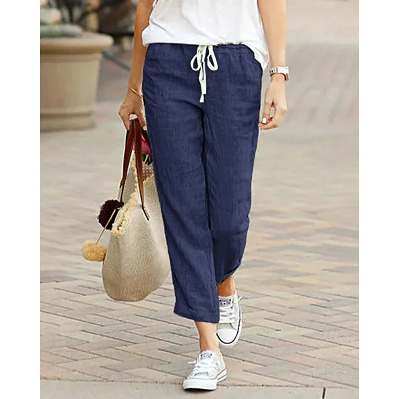 🍂 Spiritual Abacus – Autumn Cotton Y2K Black Drawstring Pants for Women
Elastic Waist • Loose Fit • Casual Streetwear Elegance