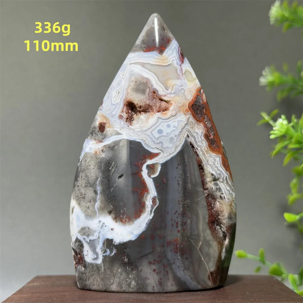 🔮 Spiritual Abacus Natural Mexican Agate Mineral Torch
Free-Form Energy Specimen – For Meditation, Witchcraft & Sacred Space Décor