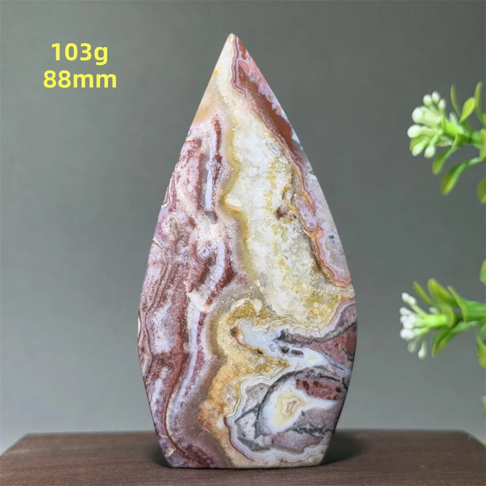 🔮 Spiritual Abacus Natural Mexican Agate Mineral Torch
Free-Form Energy Specimen – For Meditation, Witchcraft & Sacred Space Décor