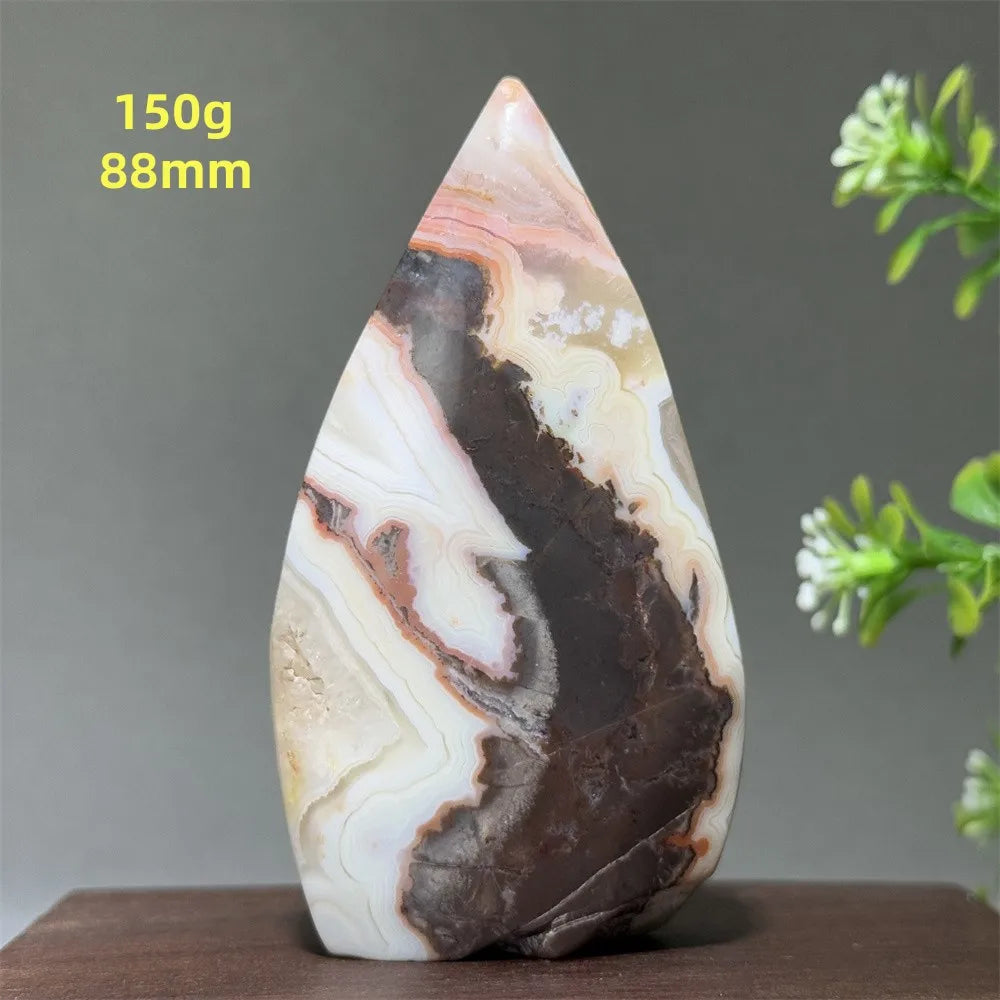 🔮 Spiritual Abacus Natural Mexican Agate Mineral Torch
Free-Form Energy Specimen – For Meditation, Witchcraft & Sacred Space Décor