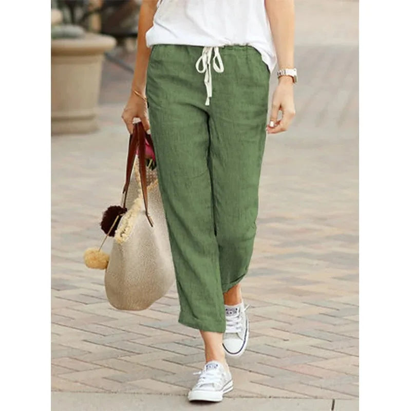 🍂 Spiritual Abacus – Autumn Cotton Y2K Black Drawstring Pants for Women
Elastic Waist • Loose Fit • Casual Streetwear Elegance
