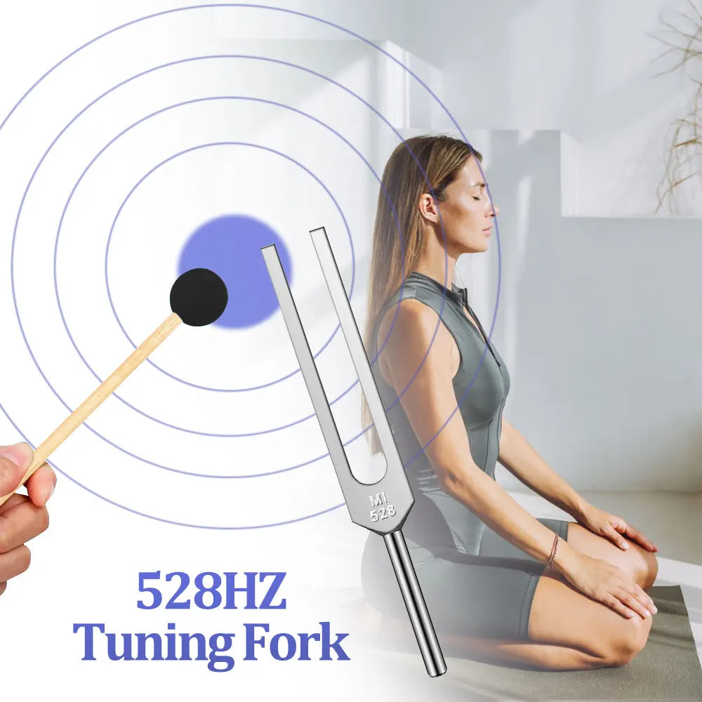 🔔 528Hz Tuning Fork – Aluminum Alloy Healing Tool Product Title: Spiritual Abacus 528Hz Tuning Fork – Sound Healing & Meditation Tool