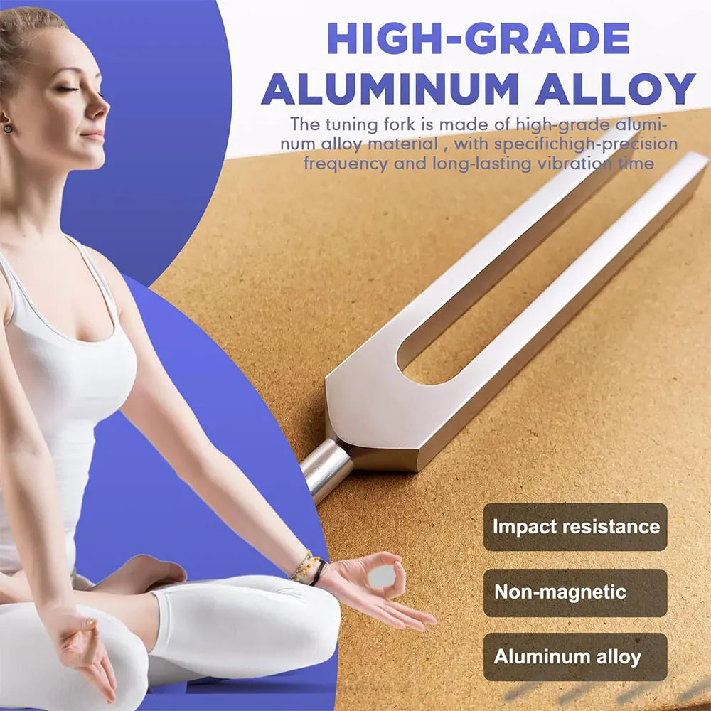 🔔 528Hz Tuning Fork – Aluminum Alloy Healing Tool Product Title: Spiritual Abacus 528Hz Tuning Fork – Sound Healing & Meditation Tool