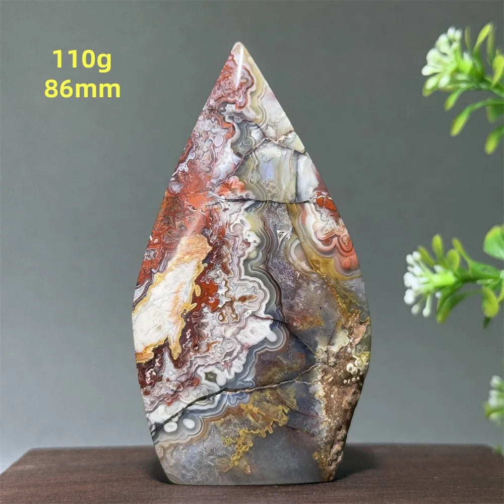 🔮 Spiritual Abacus Natural Mexican Agate Mineral Torch
Free-Form Energy Specimen – For Meditation, Witchcraft & Sacred Space Décor