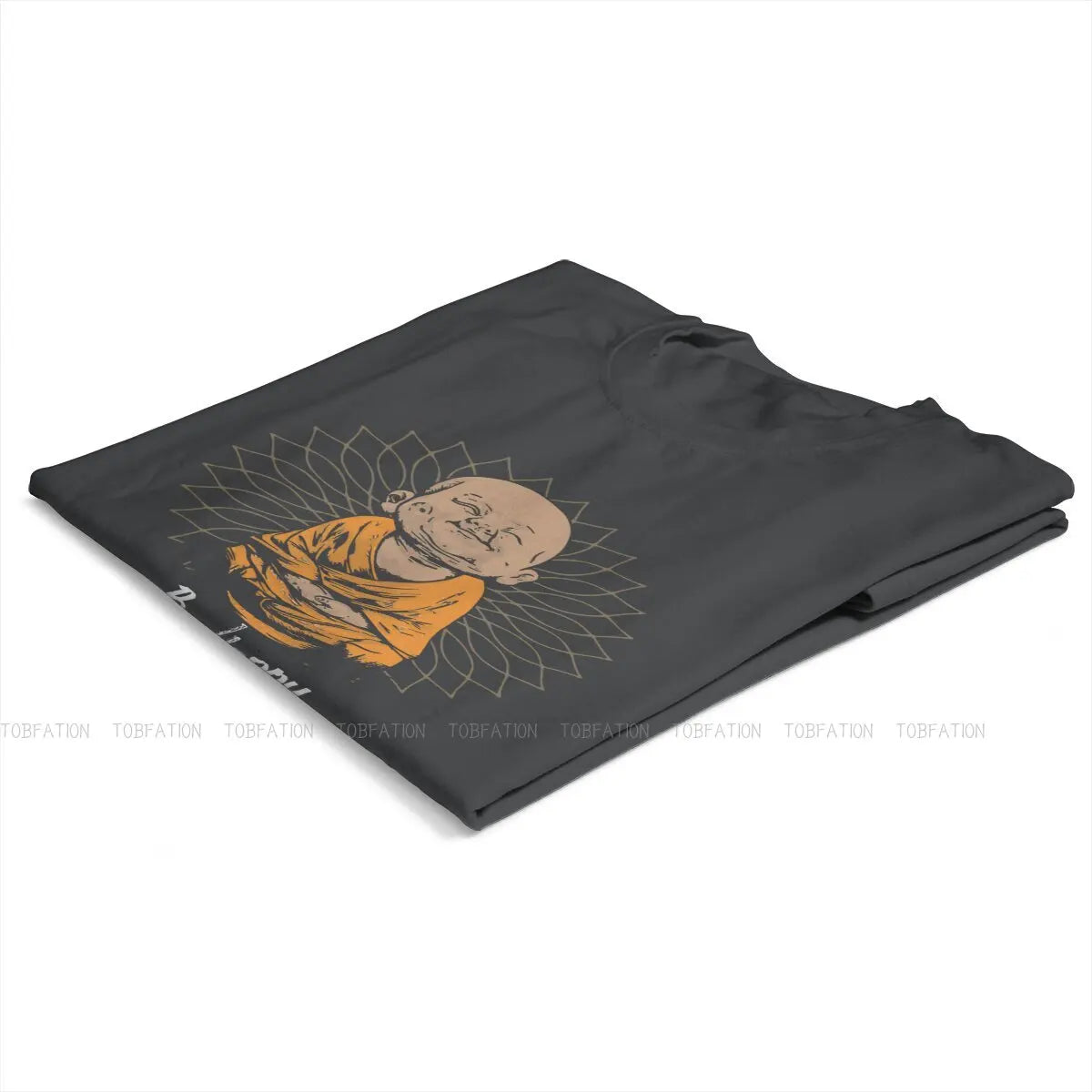 Spiritual Abacus™ “Be Happy” Buddha Graphic T-Shirt – Women’s Cotton Mindful Streetwear Tee