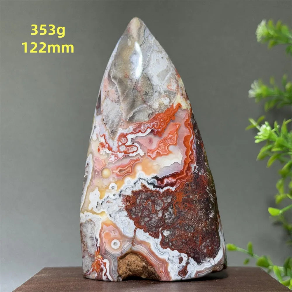 🔮 Spiritual Abacus Natural Mexican Agate Mineral Torch
Free-Form Energy Specimen – For Meditation, Witchcraft & Sacred Space Décor