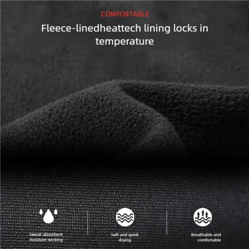 Spiritual Abacus™ Men’s Thermal Turtleneck Shirt – Soft Fleece Long Sleeve Base Layer for Winter