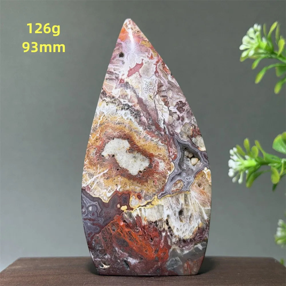 🔮 Spiritual Abacus Natural Mexican Agate Mineral Torch
Free-Form Energy Specimen – For Meditation, Witchcraft & Sacred Space Décor