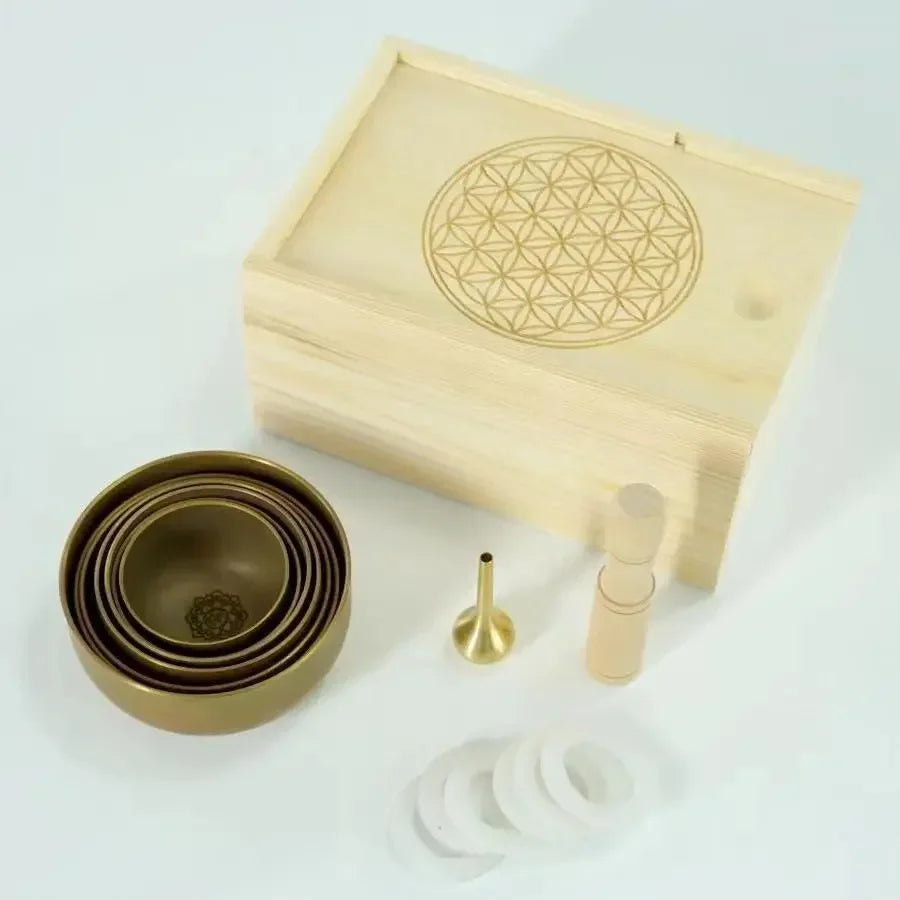 Spiritual Abacus™ Tibetan Singing Bowl – Handcrafted Sound Therapy & Meditation Instrument