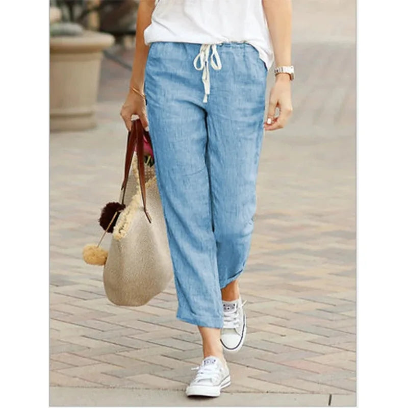 🍂 Spiritual Abacus – Autumn Cotton Y2K Black Drawstring Pants for Women
Elastic Waist • Loose Fit • Casual Streetwear Elegance