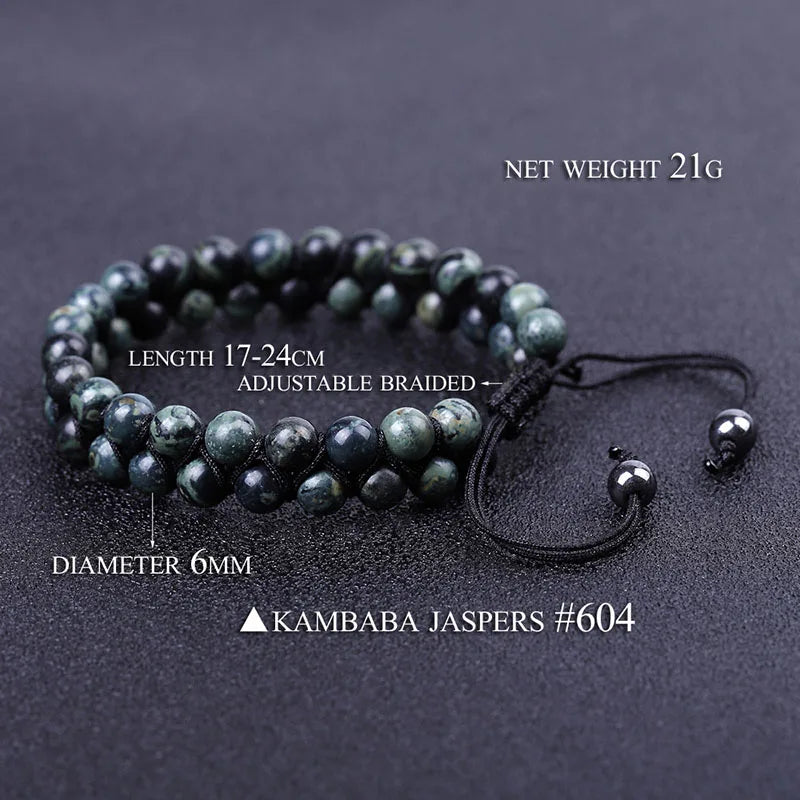 Spiritual Abacus 🌈 Double Layer 7 Chakra Healing Bracelet – Lava Stone & Gem Beads