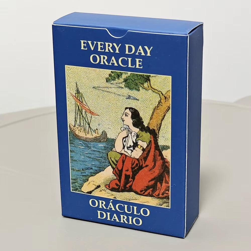 🔮 Every Day Oracle Deck – 52-Card Sibyl Divination Set Compact Daily Guidance Cards for Intuition, Tarot & Spiritual Insight – by Spiritual Abacu