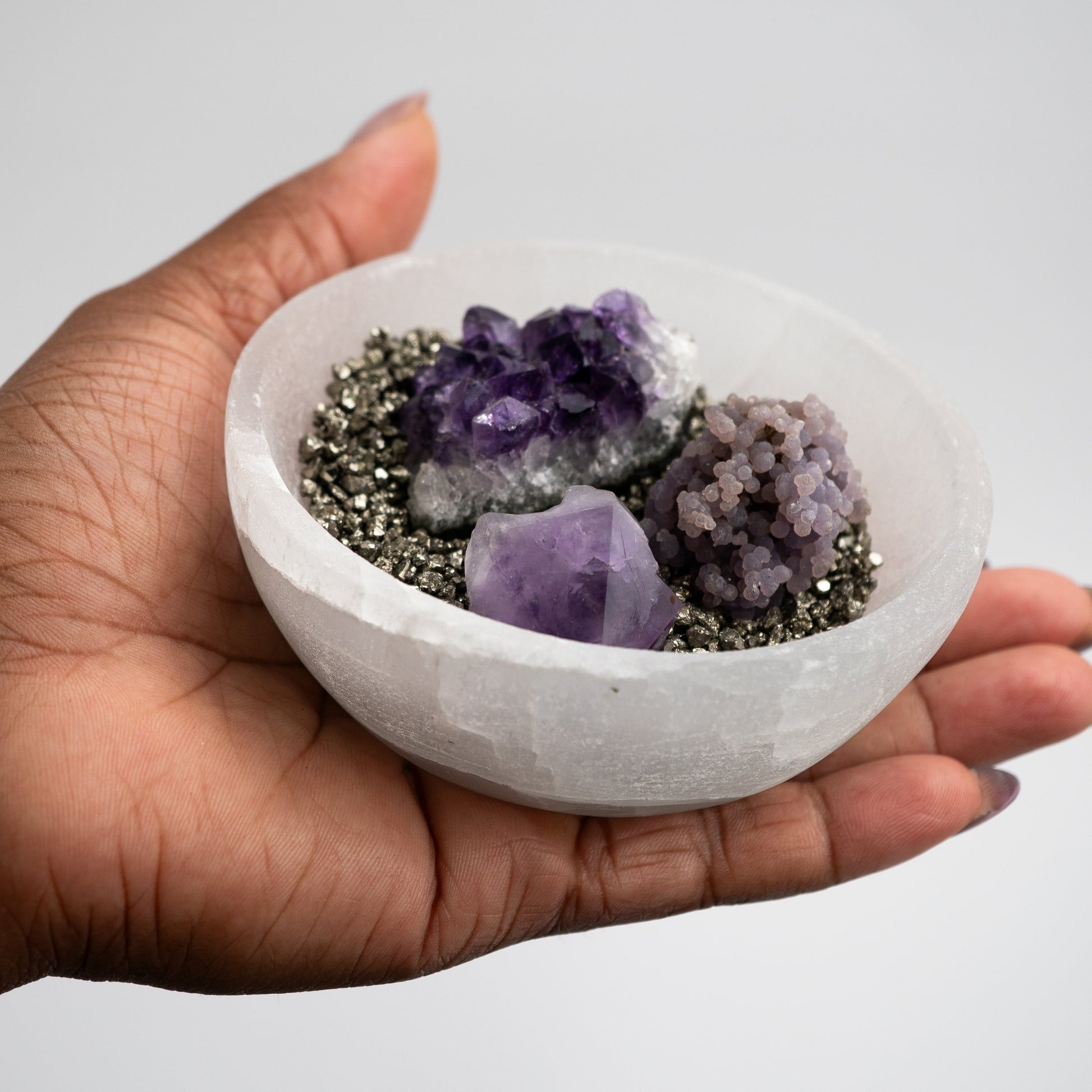 🌙 Selenite Charging Bowl – Crystal Cleansing & Energy Recharging Dish Sacred White Selenite Bowl for Stones, Jewelry & Spiritual Tools by Spiritual Abacus