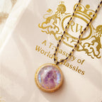 Spiritual Abacus Bonanza Wish Heart Fortune Charm Pendant Necklace