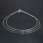 ✨ Spiritual Abacus 925 Sterling Silver Choker Necklace – Elegant Minimalist Collar for Women