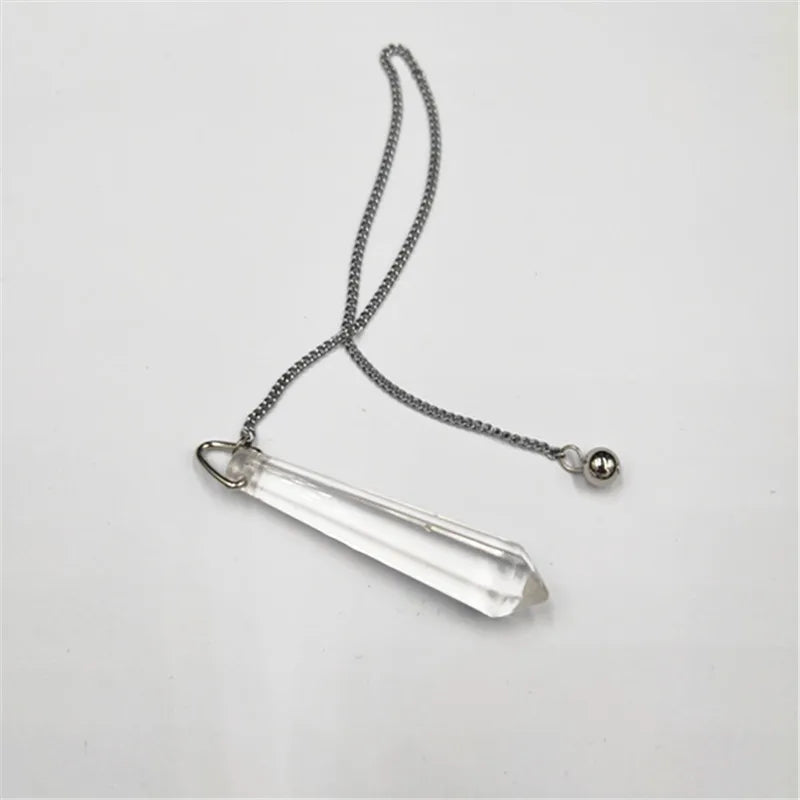 Spiritual Abacus Quartz Prism Reiki Pendulum Pendant