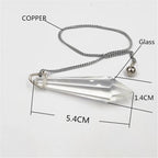 Spiritual Abacus Quartz Prism Reiki Pendulum Pendant