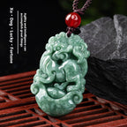 Spiritual Abacus Natural Cargo Jade Chinese Zodiac Pendant Ornaments (12 Signs)