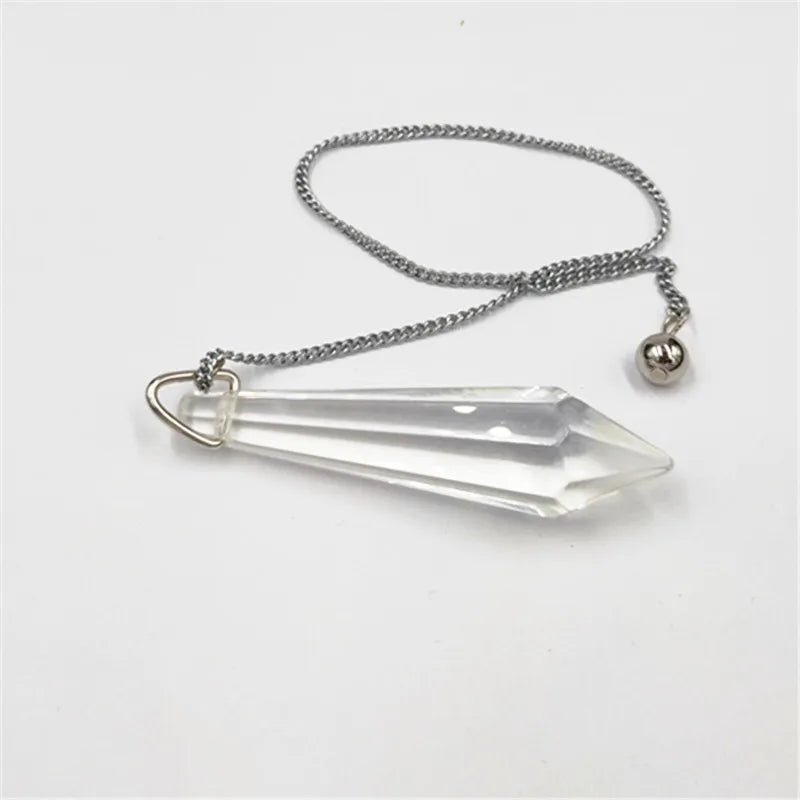 Spiritual Abacus Quartz Prism Reiki Pendulum Pendant