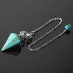 Spiritual Abacus™ Chakra Healing Pendulum – Meditation Crystal Energy Dowsing Tool for Reiki, Yoga & Chakra Balancing