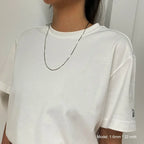 🔗 Spiritual Abacus 925 Sterling Silver Foxtail Chain Necklace – Unisex Vintage Thai Silver Style