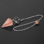 Spiritual Abacus™ Chakra Healing Pendulum – Meditation Crystal Energy Dowsing Tool for Reiki, Yoga & Chakra Balancing