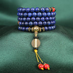 Spiritual Abacus Natural 5A Imperial Lapis Lazuli 108 Beads Bracelet | Healing Crystal Mala