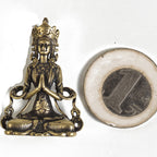 Spiritual Abacus Brass Buddha Statue Zen Meditation Decoration