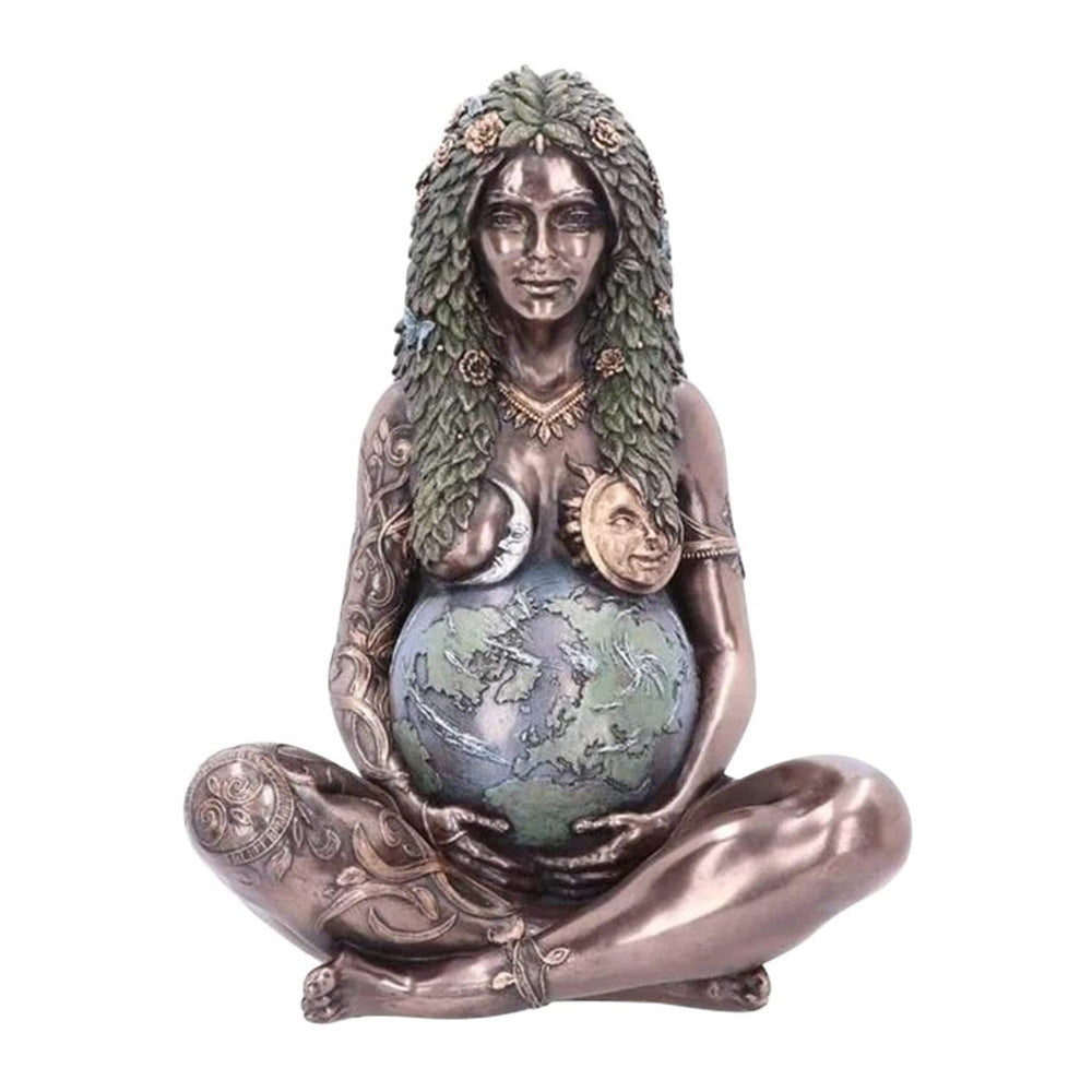 Spiritual Abacus Mother Earth Goddess Art Statue