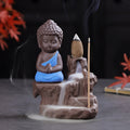 Spiritual Abacus Zen Maitreya Little Monk Backflow Incense Burner