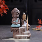 Spiritual Abacus Zen Maitreya Little Monk Backflow Incense Burner