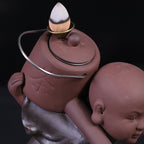 Spiritual Abacus Little Monk Backflow Incense Burner