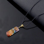 Spiritual Abacus™ Natural Crystal Orgone Seven-Chakra Pendant